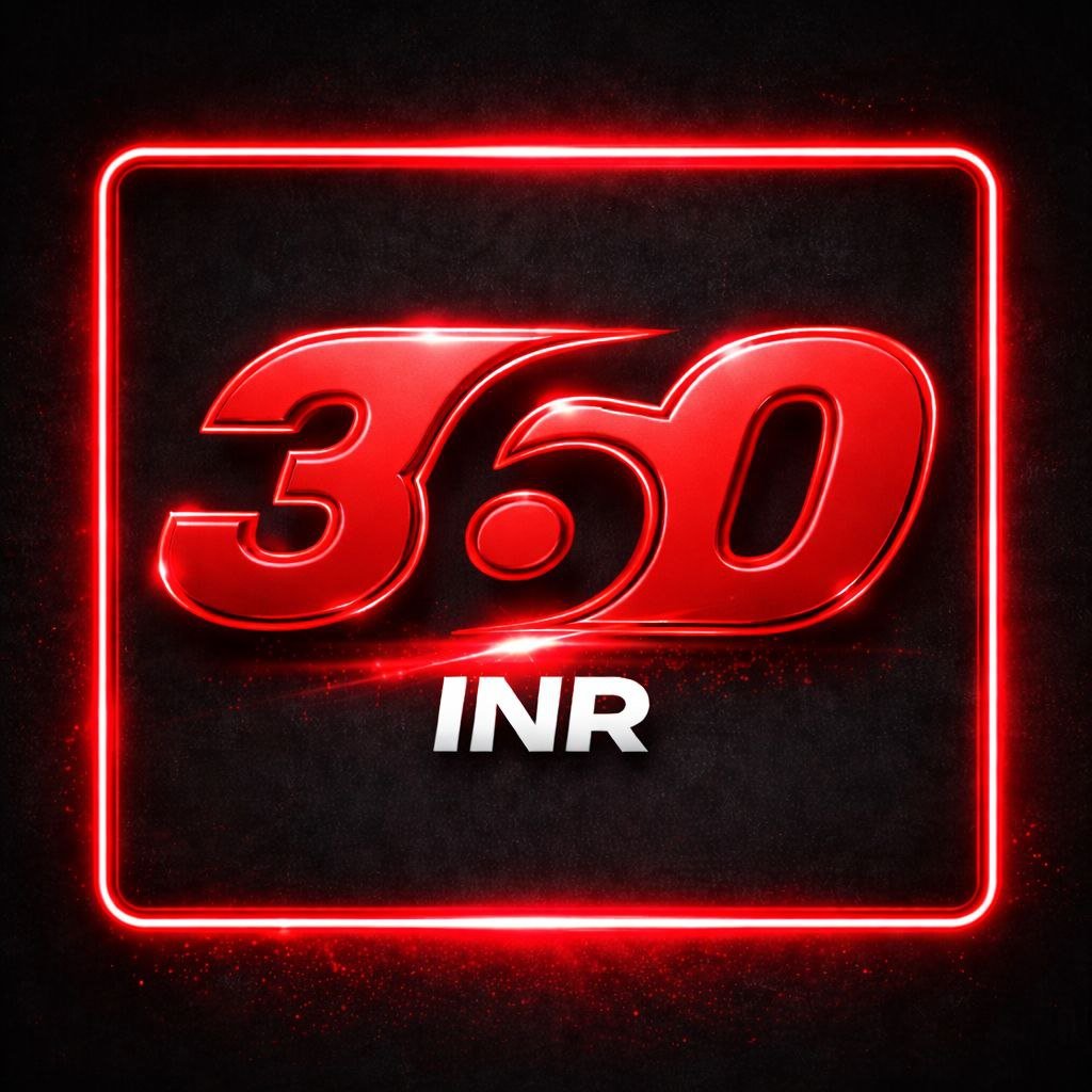 360INR game real money online gaming app interface